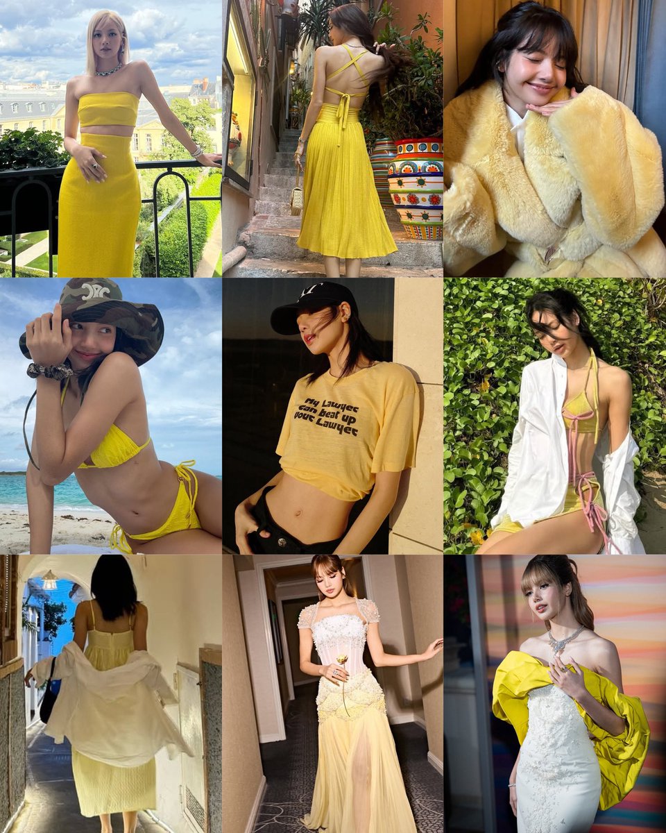 lalicebratz's tweet photo. one thing about lisa she had to make sure that yellow is her all-time favorite color 💛 https://t.co/Q2F6gZTbF4