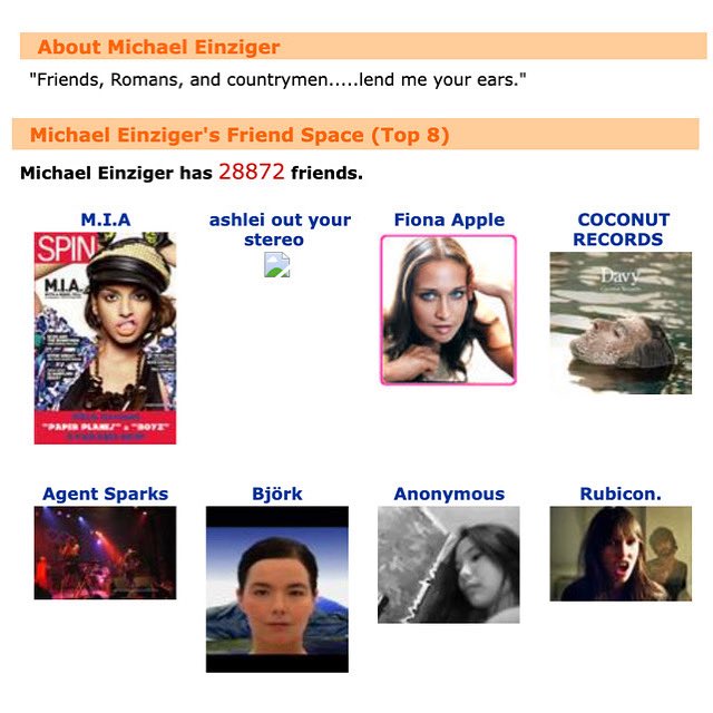 This my Myspace Top 8 from 2009-ish! Who was in your Top 8? I miss Myspace!!!! Bring it back please! <a href="/Myspace/">Myspace</a>