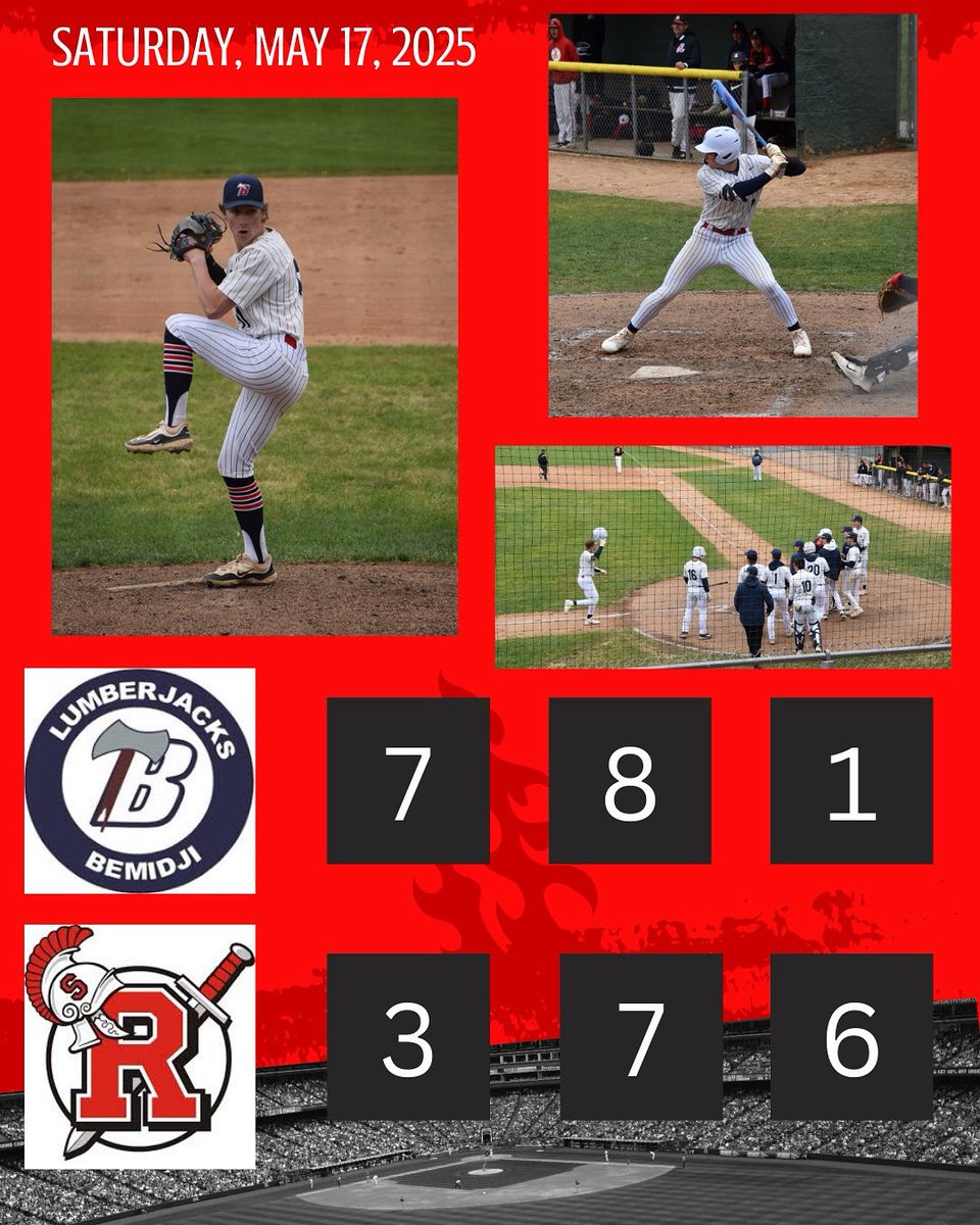 ⛽️Jack Lundquist(2025) 7inn(W), 7H, ER,  9K
🪓Reece Dokken(2026) 2-2, HR, 2B, 2RBI, 2R, BB