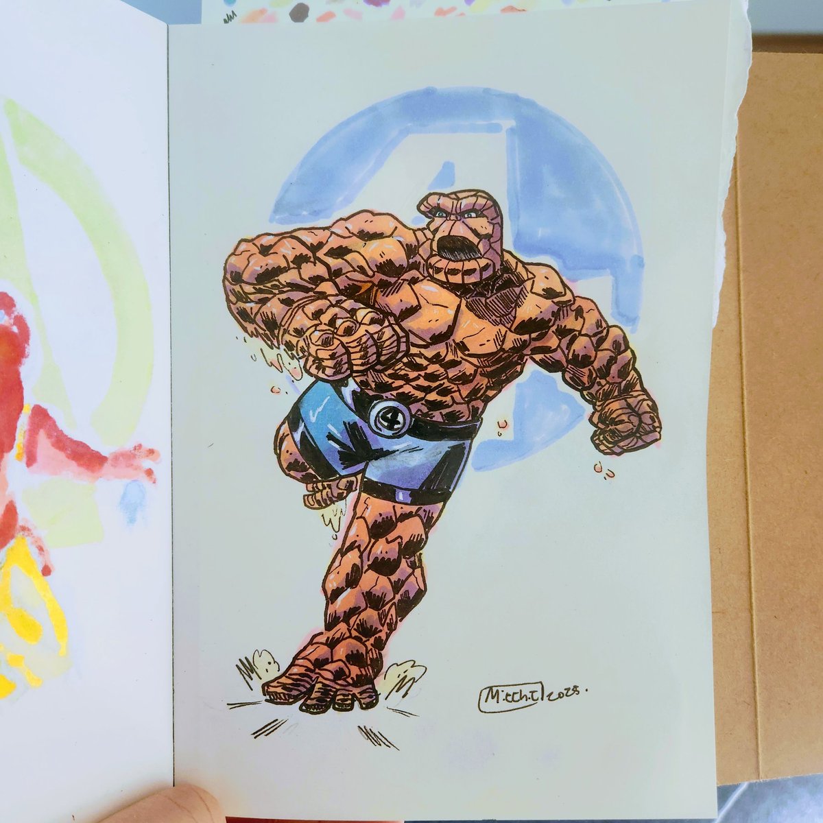 illustration_mc's tweet photo. Here's the Thing...

#thething #fantasticfour #fantasticfourfirststeps #drawings #comicartist #marvelcomics #marvelrivals https://t.co/STqOZt66rX
