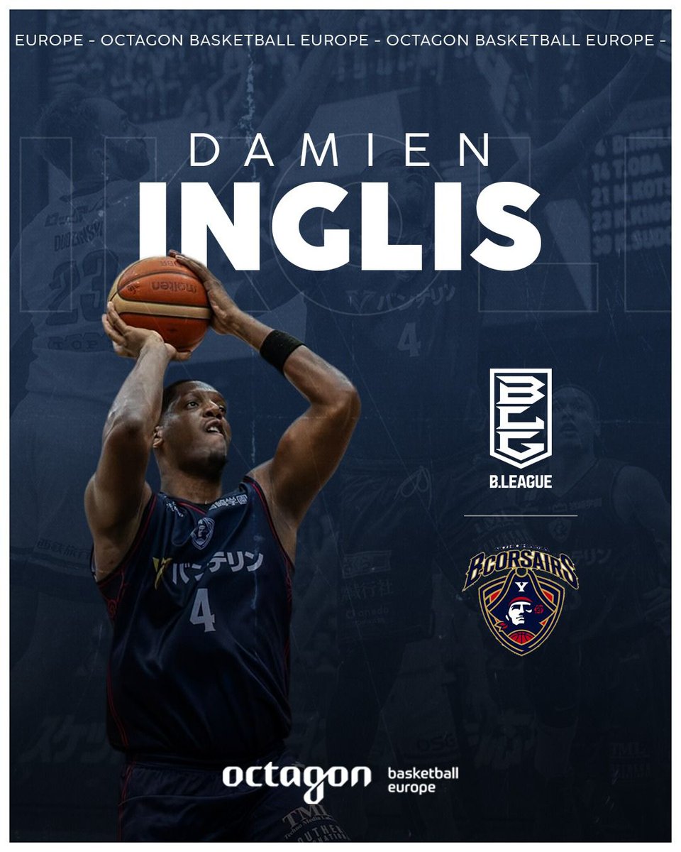 ChidiacOCT's tweet image. The French superstsr @DamienINGLIS will continue with the @b_corsairs in the @B_LEAGUE for the 25-26 season . @OctagonBballEU #ビーコル #bleague #bcors #octagonfamily
#ToTheBone #Bリーグ