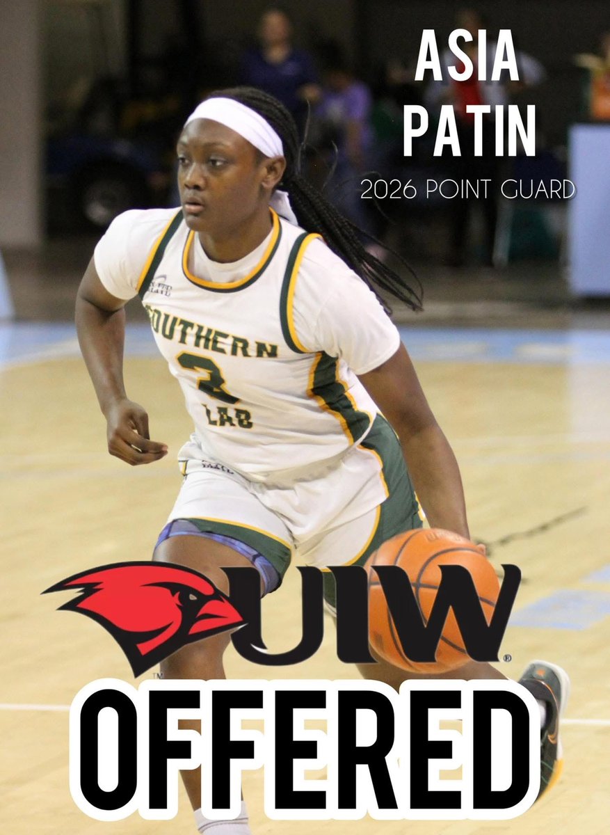 Coach Chris (@coachcprice) on Twitter photo After a crucial weekend against the Nation's top 2026 prospects, our PG1 <a href="/Ap3hree/">Asia Patin</a> gets an offer from HC <a href="/thePLAYERway/">Jhasmin Player</a> & <a href="/UIWWBB/">UIW Women's Basketball</a>
Forever proud and we're gonna keep working...🤞🏽🩵🩷💪🏽🔥 #Un1tedKids #AP3 #Th3Warden #DaVu1tures #Offered After a crucial weekend against the Nation's top 2026 prospects, our PG1 <a href="/Ap3hree/">Asia Patin</a> gets an offer from HC <a href="/thePLAYERway/">Jhasmin Player</a> & <a href="/UIWWBB/">UIW Women's Basketball</a>
Forever proud and we're gonna keep working...🤞🏽🩵🩷💪🏽🔥 #Un1tedKids #AP3 #Th3Warden #DaVu1tures #Offered