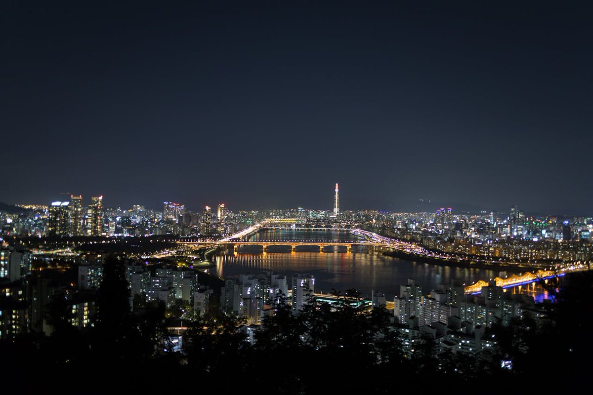 Master3Language's tweet image. A city painted in neon—Seoul’s skyline glowing with endless possibilities. 🌃✨ 

■Download Korean PDF Cheat Sheets all for free! ow.ly/MXyQ30dKRRQ
■Source: pexels.com

#DreamInLights #SeoulAfterDark #Seoul #SouthKorea #SeoulSkyline #learnkorean #hanriver