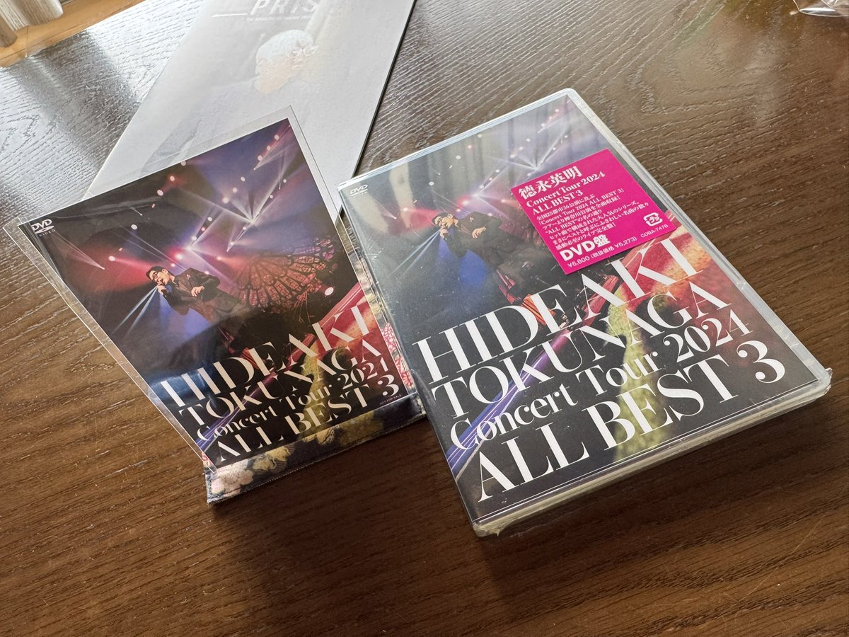 YOSHIKUNI0109's tweet photo. 届きました。
埼玉初日に向けて
テンション上がります♪
#德永英明　#徳永英明
#allbest3  #徳ちゃん https://t.co/BpMmBDq6WY