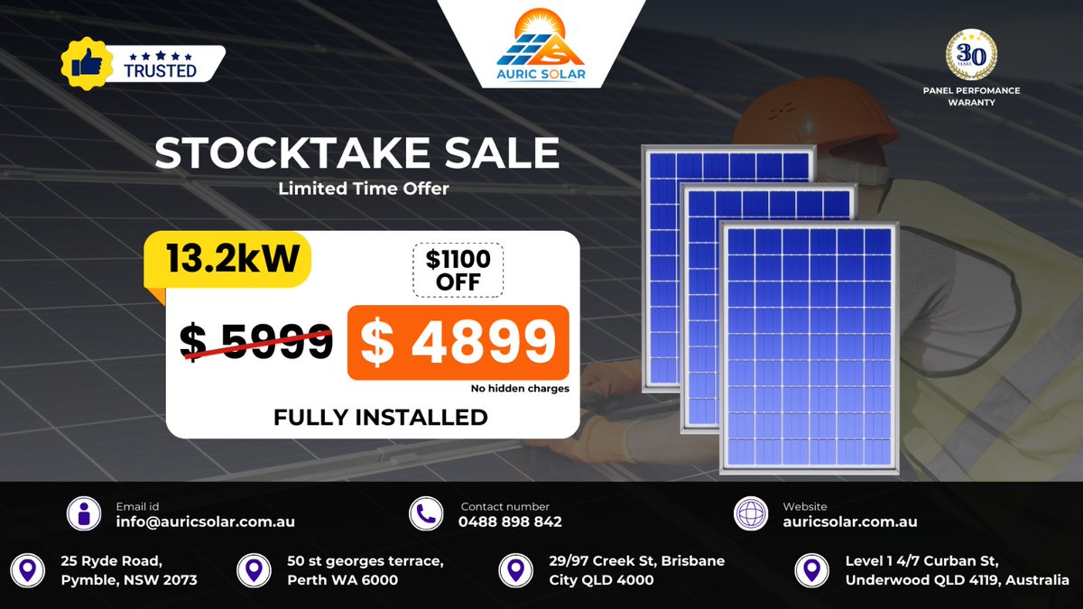 AuricSolar's tweet photo. You don’t need to rent your power forever. Start owning it with solar. Best Deal! Limited period offer...OFFER IS VALID TILL MAY2025 https://t.co/hisH7xuwri