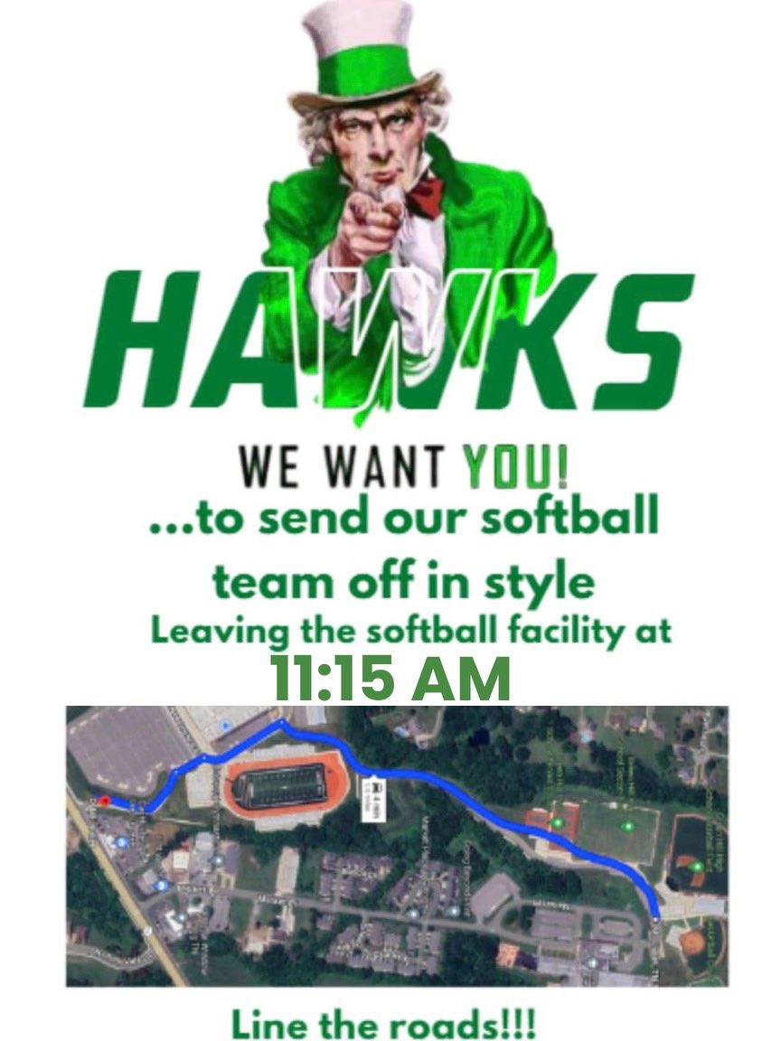 GreenHillHighSB's tweet photo. Mt. Juliet PD will be leading the way, so when you hear the sirens... that's us!!!

Once off campus, we will proceed down Lebanon Rd then turning right onto Mt. Juliet Road. Team 5 will turn onto I-40 at Providence and then head onto the 'Boro.

Let's paint the town Green! https://t.co/pj4huq0MVI