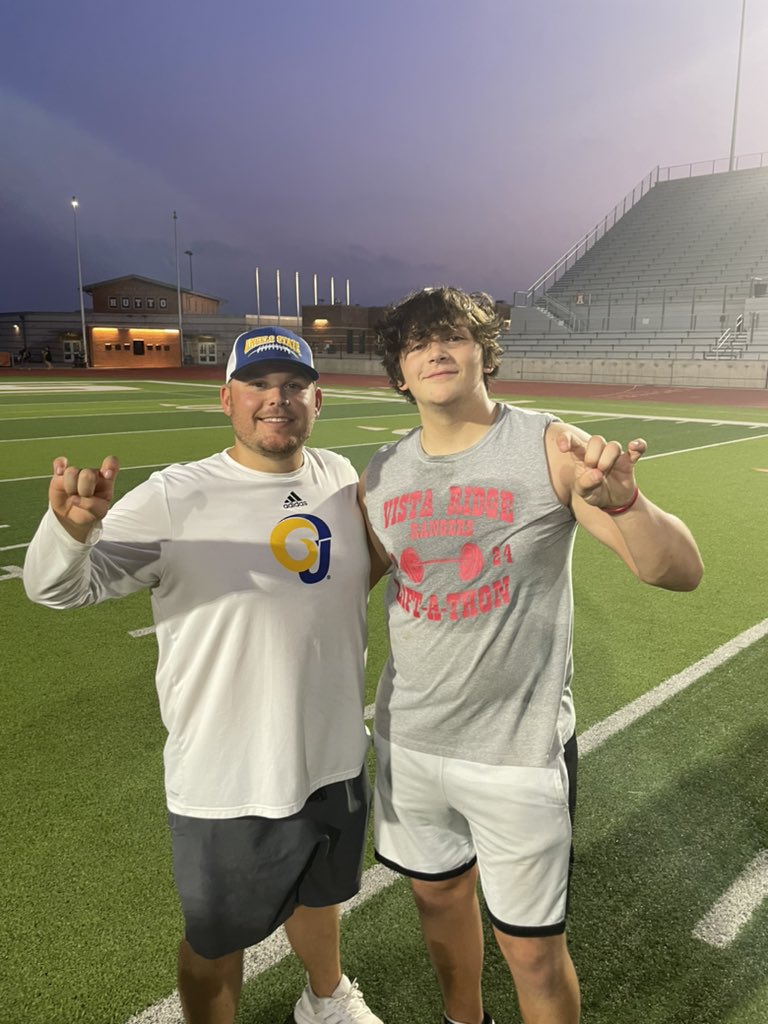 Ethan Shenk (@ethanshenk80506) on Twitter photo Thanks <a href="/CoachMadAtwell/">Coach Madison Atwell</a> for the great camp I learned a lot and I hope I can talk more with the entire team!
<a href="/vrhsfootball/">Vista Ridge Football</a> <a href="/VRFBRecruiting/">VRHS Recruiting</a> <a href="/tbyerly64/">Tim Byerly</a> <a href="/LeanderisdATH/">Leander ISD Athletics</a> Thanks <a href="/CoachMadAtwell/">Coach Madison Atwell</a> for the great camp I learned a lot and I hope I can talk more with the entire team!
<a href="/vrhsfootball/">Vista Ridge Football</a> <a href="/VRFBRecruiting/">VRHS Recruiting</a> <a href="/tbyerly64/">Tim Byerly</a> <a href="/LeanderisdATH/">Leander ISD Athletics</a>