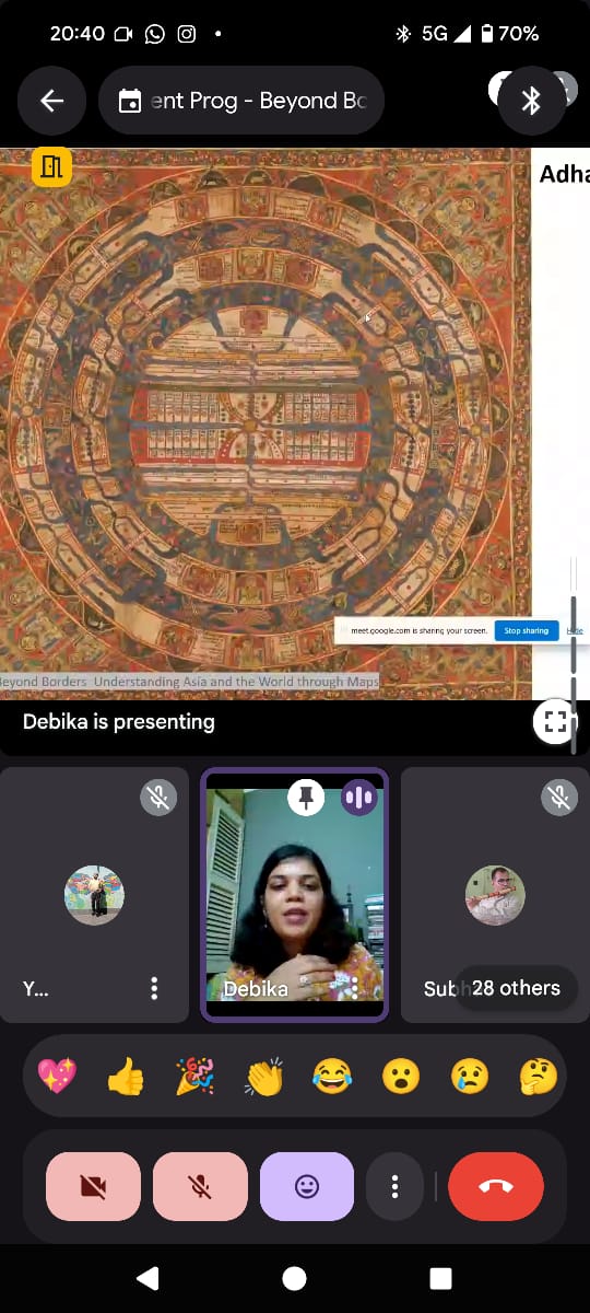 Delivered an online lecture on maps and beyond for Political Science Major students. The invitation was a great opportunity to take geography beyond the conventional. Spoke on maps and their importance in politics,especially propaganda. Thank you Karan for the invite.