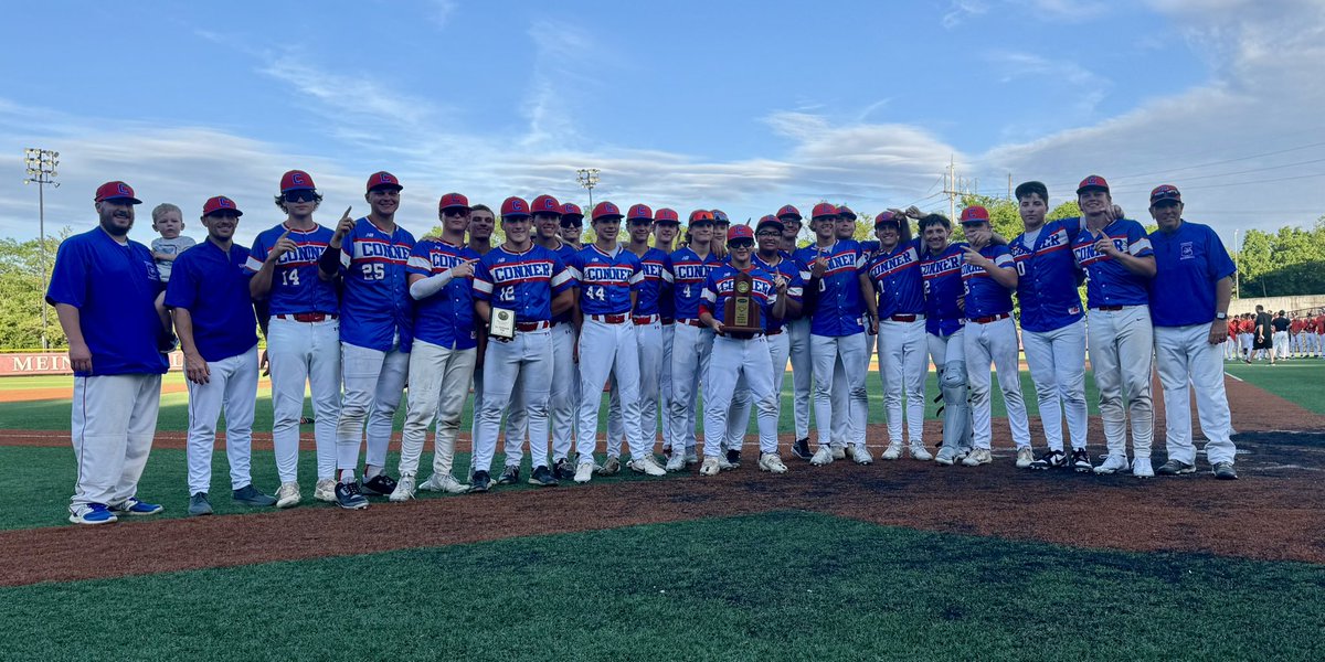 Conner Baseball (@conner_baseball) on Twitter photo Cougars win the 33rd District Championship 9-6 over Ryle. Brady Bushman with a complete game on the mound. Total team effort!
All tournament team
Will Higgins
JJ Bagby 
MVP
Brady Bushman Cougars win the 33rd District Championship 9-6 over Ryle. Brady Bushman with a complete game on the mound. Total team effort!
All tournament team
Will Higgins
JJ Bagby 
MVP
Brady Bushman