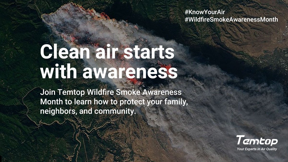 temtopus48285's tweet image. 🚨Wildfire Season Alert: Protect Your #IndoorAir #ClimateAware
As #wildfires become more frequent, safeguarding your indoor #airquality is crucial.
Track Pollution with an #AirQualityMonitor—Wildfire smoke carries dangerous PM2.5 particles—protect your lungs and prioritize safety