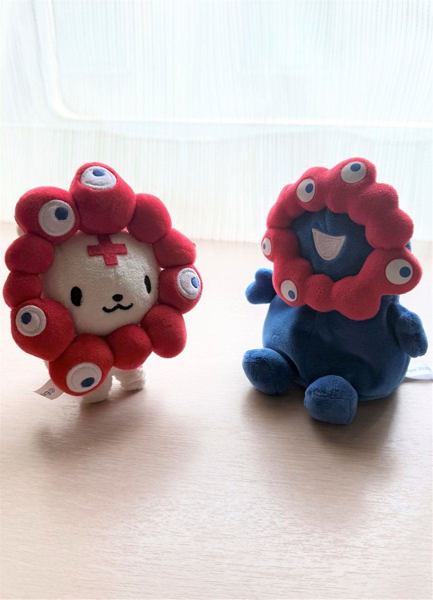 一緒だね」 #ハートラちゃん #ミャクミャク #赤十字 #大阪関西万博