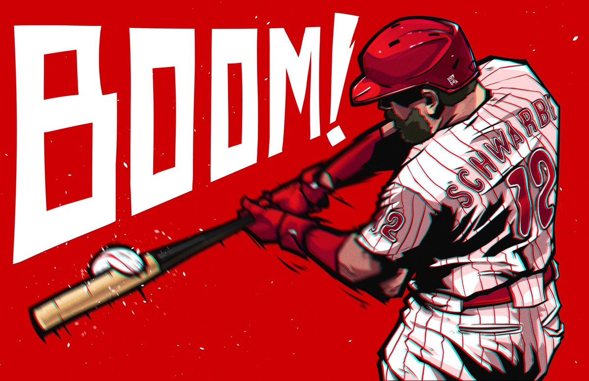 Kyle with the boom #philies #ringthebell