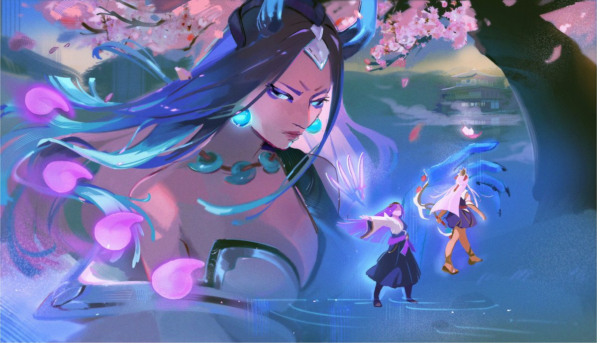 thing that i did for spirit blossom contest 🌸 #artoflegends