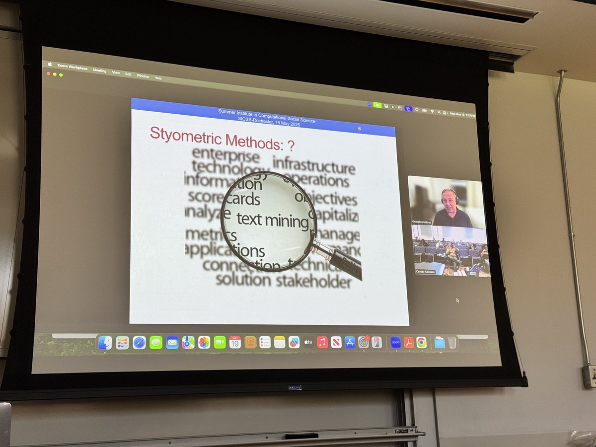 CantayCaliskan's tweet image. #Day6 at #SICSS continued with a talk on a field with a lot of research potential. Thank you @gmikros from @HBKU. @UofRDataSci @UofR