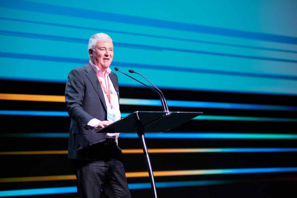 Ozwater’25 kicks off today! Peter Dennis, AWA President, addressed the crowd, marking the start of an exciting journey.  

"What is your chance to make an impact? What can you learn from the past to help shape the future?"

#Ozwater25 #LookingBackMovingForward