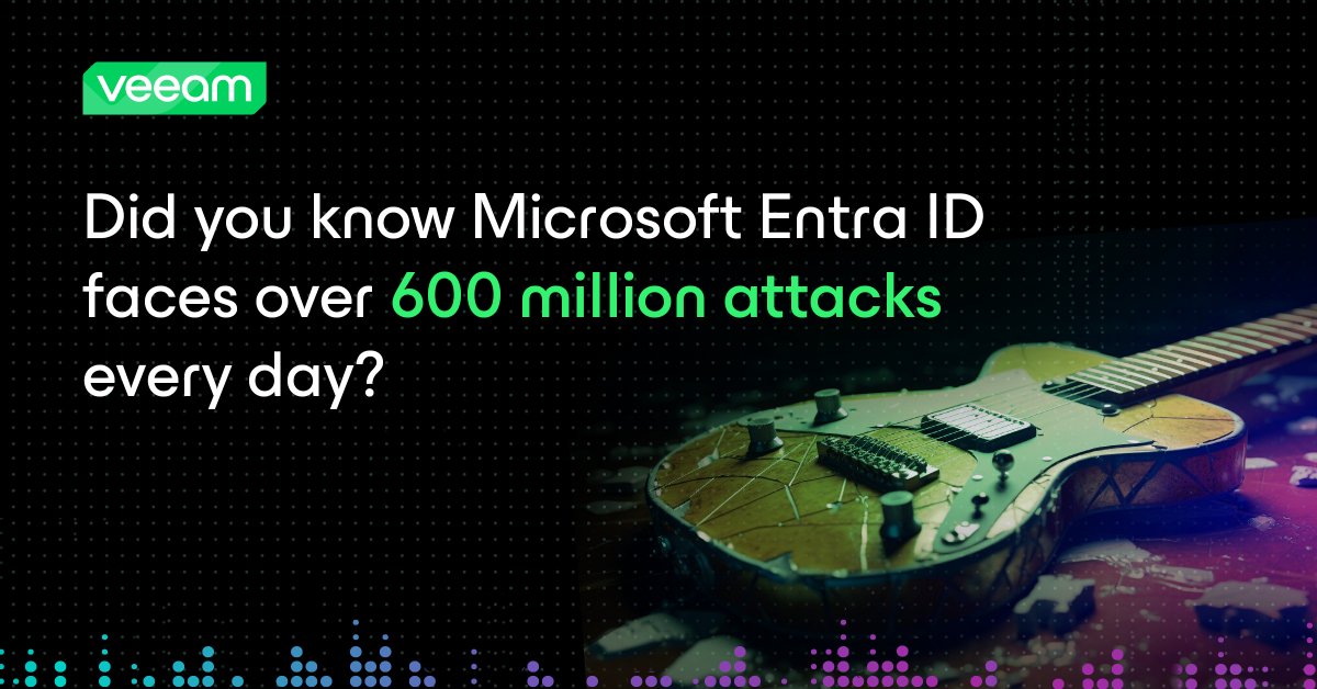 Veeam_APAC's tweet image. Microsoft Entra ID runs the show—but when it’s compromised? 
Everything is silenced. No control. No connection. 😭

🎶Here’s how to turn Up the BaaS bit.ly/4iZ0p11

#TurnUpTheBaaS #VeeamDataCloud #EntraID