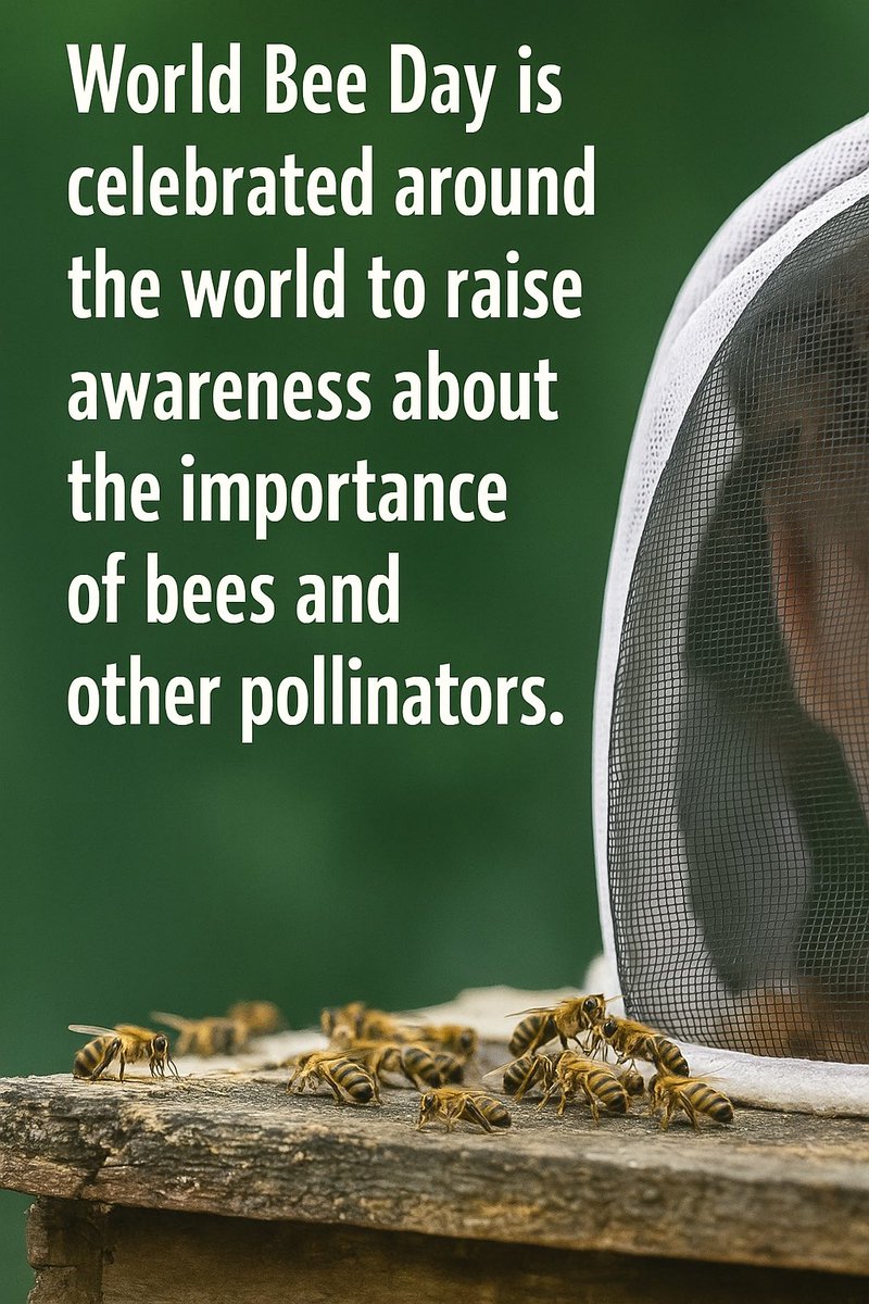BlackwaterH0ney's tweet photo. Happy #WorldBeeDay!
Today, we celebrate the vital role of bees and pollinators in global food security and biodiversity. Let’s protect our buzzing heroes and support sustainable beekeeping!
#BeeEngaged #Pollinators #Biodiversity #20May #SaveTheBees #WorldBeeDay2025 https://t.co/gt9WSZG4wD
