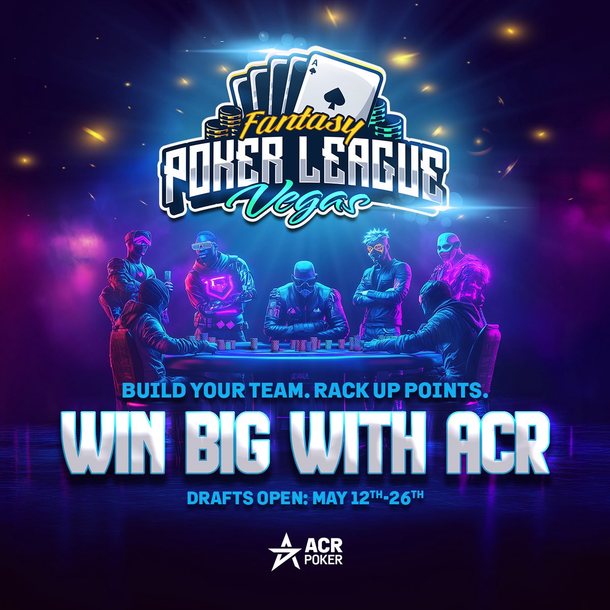 ACRpromo's tweet photo. ⭐️2025 Vegas Fantasty League⭐️

Drafting Open: May 12th (12pm ET) to May 26th (12pm ET)

Public and private leagues available!

More details⬇️ https://t.co/fhtZWM6FZd