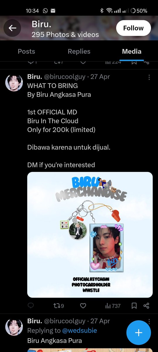 BIRUZIP's tweet photo. #.BIRU on wedsroom event 'WHAT TO BRING" 

1st Office MD
Limited photocard

#.BIRU https://t.co/tTSoIkAmB5