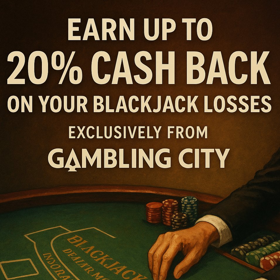 CityGambling's tweet photo. 🃏 Blackjack began as Vingt-et-Un in 18th-century France—now it’s online &amp; hotter than ever.

We’ve rounded up the best online blackjack sites, and if luck runs cold, get up to 20% cashback on your losses. 💸

👉 https://t.co/Sf3ZXqTXXY

#Blackjack #Cashback #GamblingCity https://t.co/QEjvEXpmdh