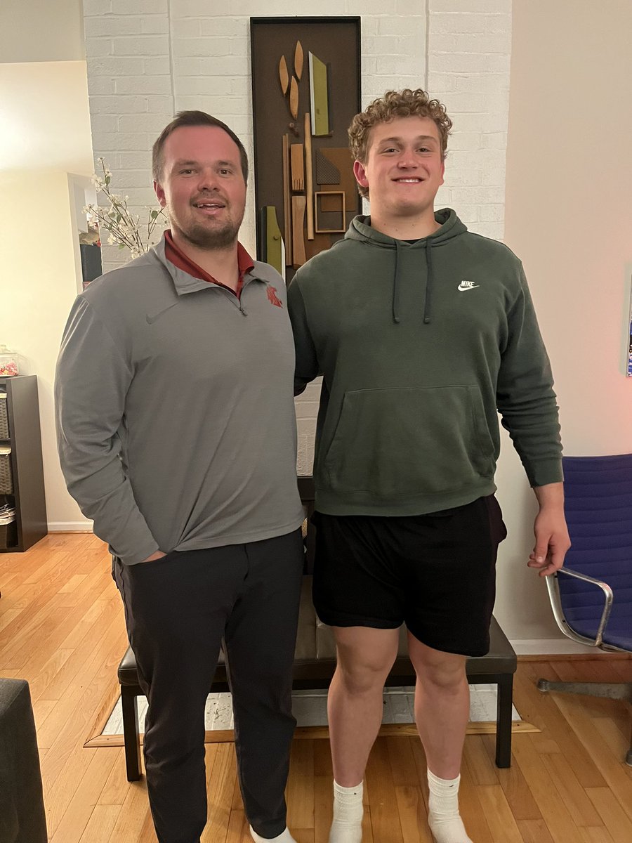 Evan Downer (@evan_downer) on Twitter photo Had a great in home visit today with <a href="/CoachTJLucas/">Coach Taylor Lucas</a> !!! Thank you for coming and can’t wait to get on campus! <a href="/WazzuRogers/">Jimmy Rogers</a> <a href="/coachmikeiupati/">Mike Iupati</a> <a href="/CoachBobbit/">Jesse Bobbit</a> <a href="/WSUCougarFB/">Washington State Football</a> <a href="/PHS_Football/">Palatine HS Football</a> <a href="/OLMafia/">OL MAFIA</a> <a href="/AllenTrieu/">Allen Trieu</a> <a href="/EDGYTIM/">Timothy “EDGYTIM” OHalloran</a> Had a great in home visit today with <a href="/CoachTJLucas/">Coach Taylor Lucas</a> !!! Thank you for coming and can’t wait to get on campus! <a href="/WazzuRogers/">Jimmy Rogers</a> <a href="/coachmikeiupati/">Mike Iupati</a> <a href="/CoachBobbit/">Jesse Bobbit</a> <a href="/WSUCougarFB/">Washington State Football</a> <a href="/PHS_Football/">Palatine HS Football</a> <a href="/OLMafia/">OL MAFIA</a> <a href="/AllenTrieu/">Allen Trieu</a> <a href="/EDGYTIM/">Timothy “EDGYTIM” OHalloran</a>