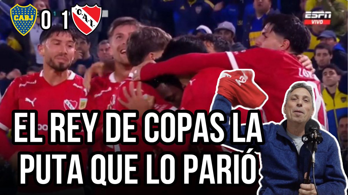 Damian Rojo (@rojodamian) on Twitter photo Qué lindo ganar asà en La Bombonera! Triunfazo de <a href="/Independiente/">C. A. Independiente</a> para seguir soñando! Entrá a #AlertaRojo y suscribite! #TodoRojo #AlertaRojo youtu.be/8POd2JJFz08 Qué lindo ganar asà en La Bombonera! Triunfazo de <a href="/Independiente/">C. A. Independiente</a> para seguir soñando! Entrá a #AlertaRojo y suscribite! #TodoRojo #AlertaRojo youtu.be/8POd2JJFz08