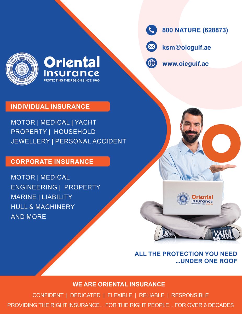 OicGulf's tweet photo. Secure your future with Oriental Insurance!

#mydubai #dubai #insurance #orientalinsurance #motorinsurance #yoga #life #uae #nature #joy #Smile https://t.co/vdShZzu0my