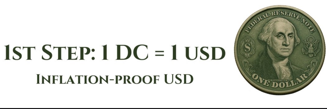 1 $DC = 1 USD 

The flipping is imminent

 6YkkKzsCLEQoUMnWMumvn7eYeUPRhXBcjPDJwwbLpump