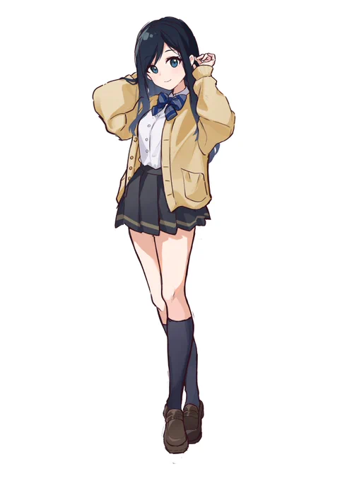 少し前に描いたトラペジウムの亀井美嘉 