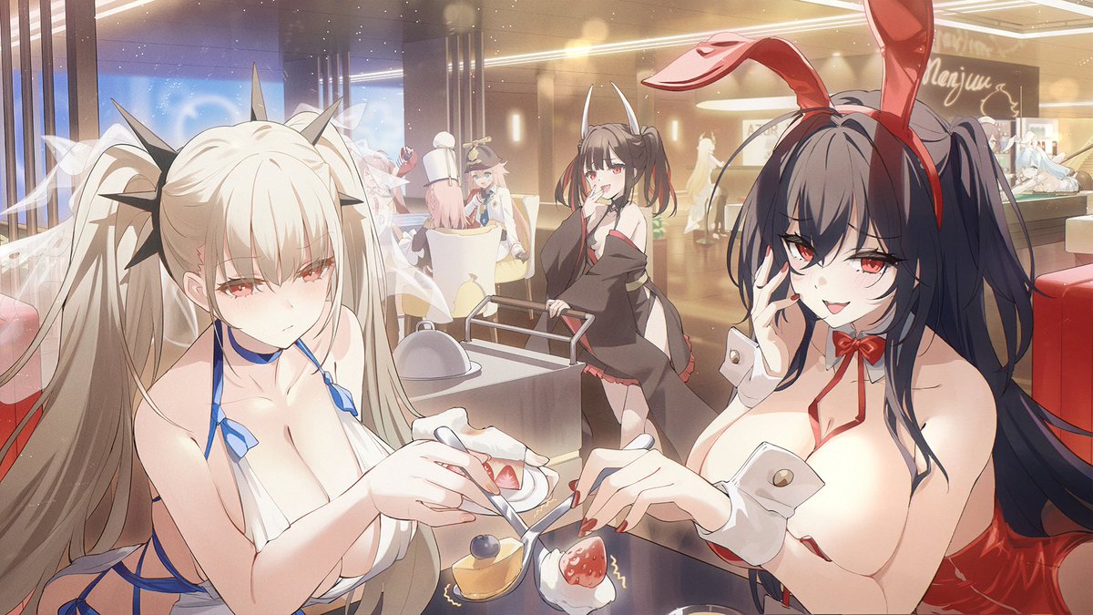 フォーミダブル(アズールレーン) ,大鳳(アズールレーン) 「大陸版8周年イベント #アズールレーン」|らっと@アズレンのイラスト