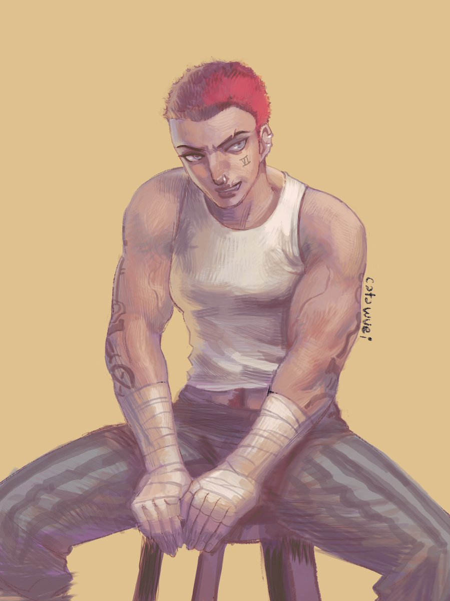 Vi arcane but with a buzz cut and big mama proportions #arcane