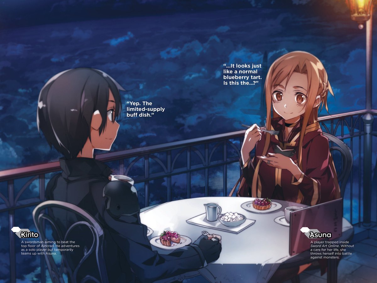 1luckyrave's tweet photo. Kirito and Asuna enjoying their little dinner date together. ☺️🖤🤎⚔️#Kirisuna #Kirito #Asuna #KazutoKirigaya #AsunaYuuki  #SwordArtOnline #SAO #SwordArtOnlineProgressive #ScherzoofDeepNight #SAOProgressive  #SwordArtOnlineProgressiceScherzoofDeepNight #SAOScherzoofDeepNight https://t.co/27FbD0LgME