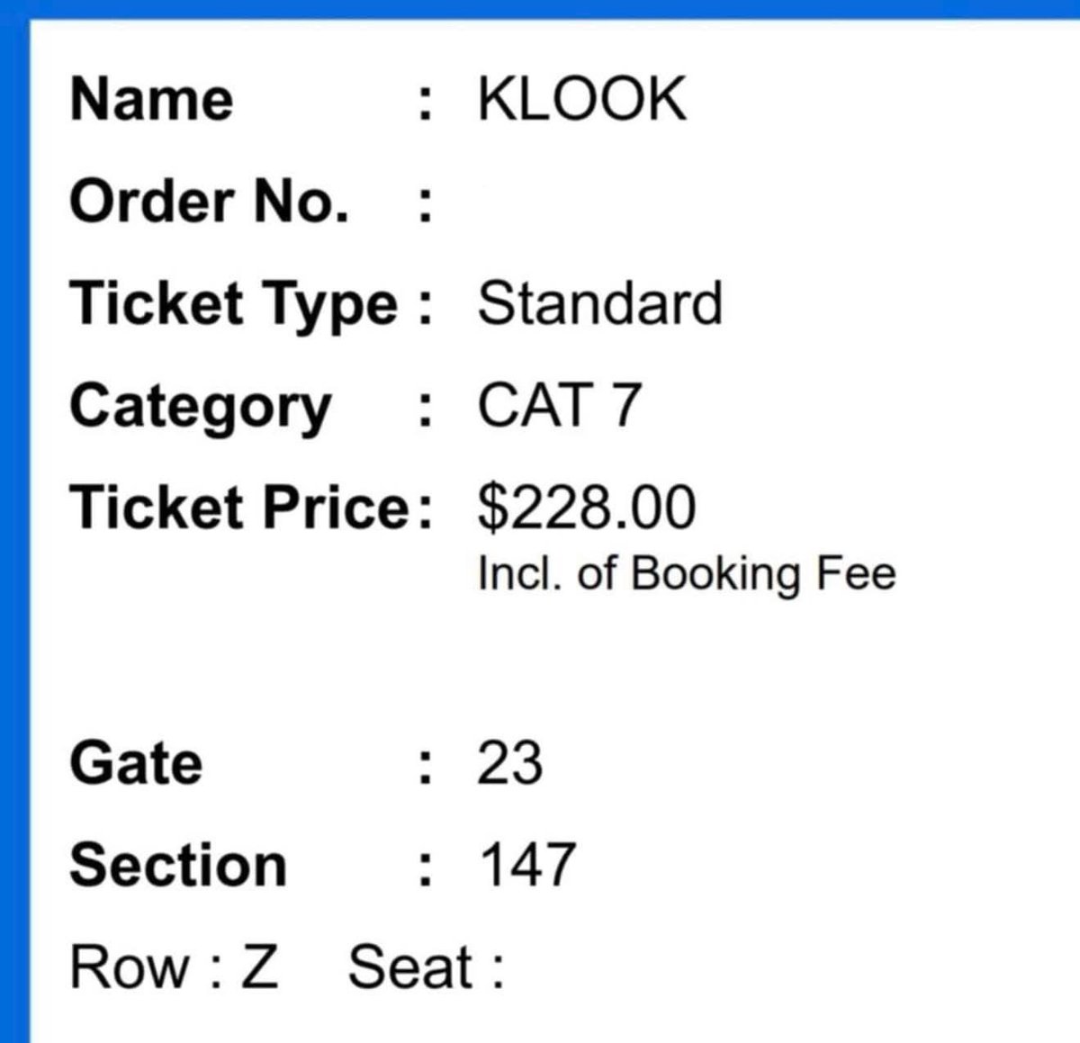 kebynv's tweet photo. We are selling our two (2) tickets of Lady Gaga in Singapore for May 24 concert.

Tickets are category 7 for the same price we bought at SGD 228 each

RFS: We already have category 1 tickets https://t.co/PPtRmls5ZB