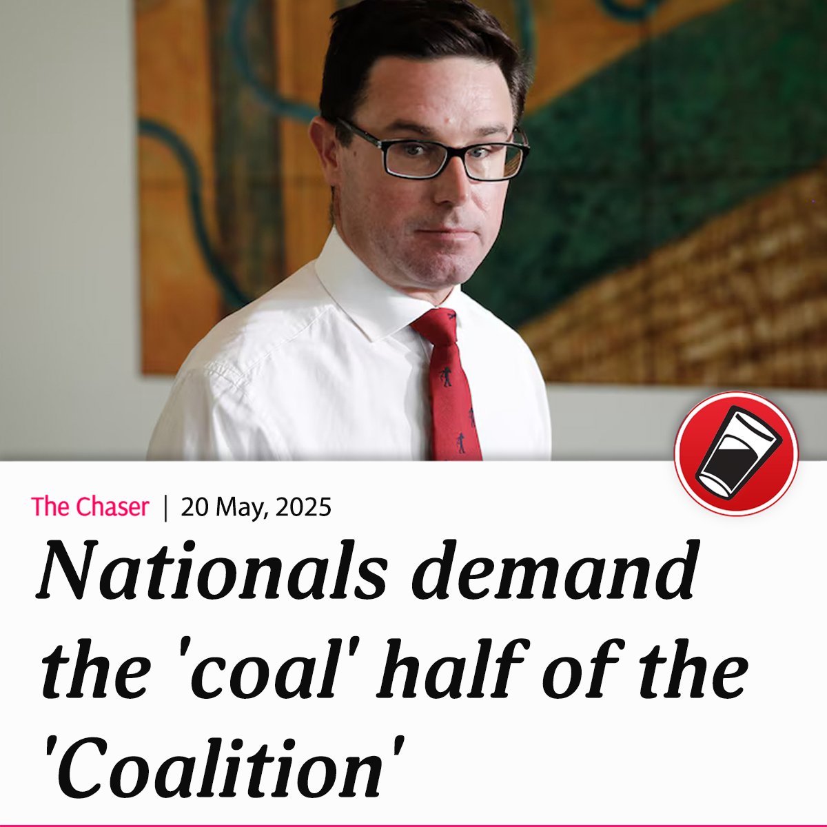 chaser's tweet photo. "The Liberals can have the 'ition' half." https://t.co/raape7Owvq