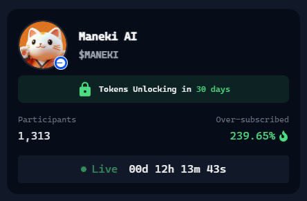 kengdaica's tweet photo. $MANEKI โ the smartest cat in Web3 is coming! ๐ฑ๐ฅ
AI x Memecoin x Real Utility = ๐ฅ
โก๏ธ Early believers = early gains
@virtuals_io
#ManekiAI #IDO #Crypto #Web3 #altcoin https://t.co/RukGv3QBTI
