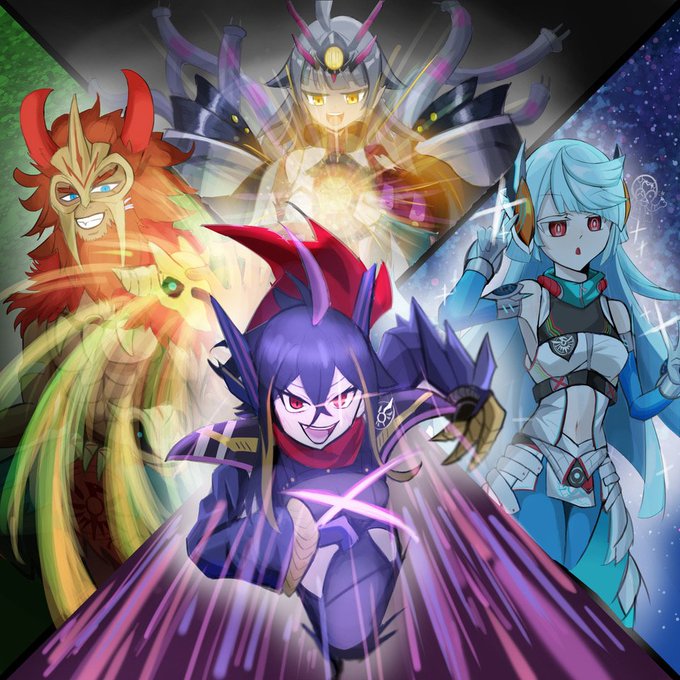 #デュエプレ #デュエマ虹アート S級侵略者とヴィヴィ