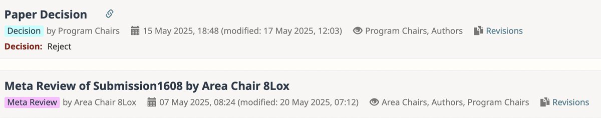 Finally the #ACL2025 MR is released. And thanks to the Area Chair 8Lox for locking us in a conundrum with a blank metareview. Just to be clear, this was an MS-student and undergrad student led three-authored paper!