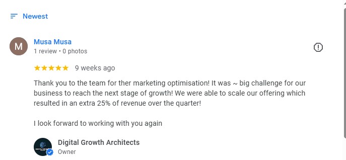 kbos2hm's tweet image. 💥 +25% revenue in one quarter.

“It was a big challenge for our business to reach the next stage of growth… but we scaled our offer and saw real results. Thank you!”

🔗 digitalgrowtharchitects.co.uk/digital-busine…

#MarketingStrategy
