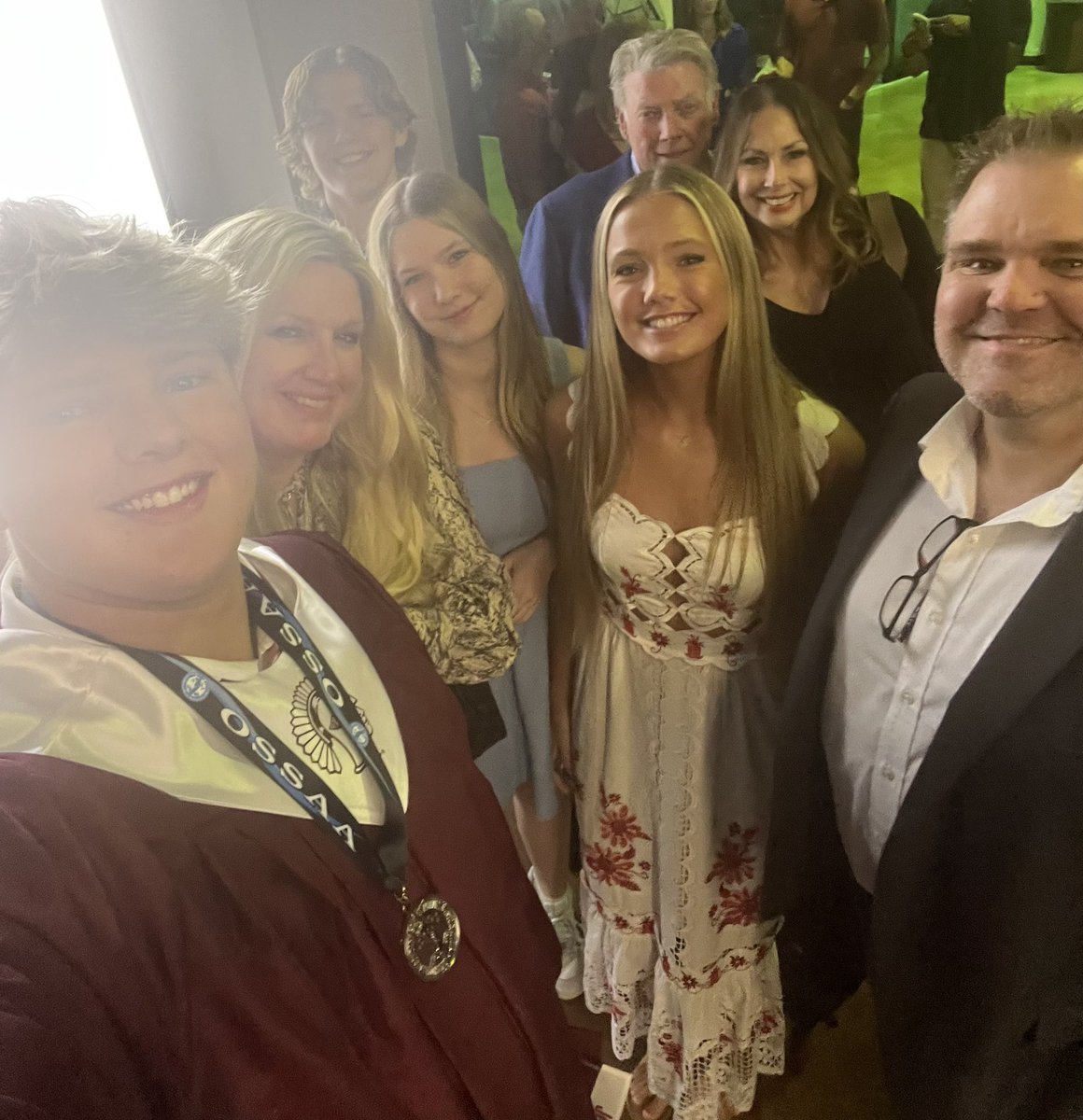 Came back home to walk with my class one last time.  Grateful for the journey — this is just the beginning.  Once a Trojan, always a Trojan ✌️