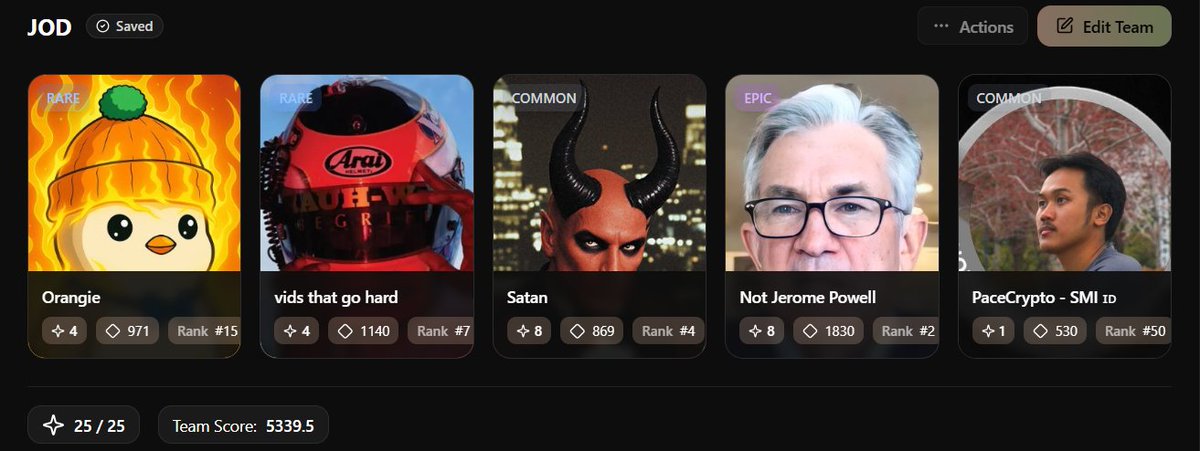 Thats my team for <a href="/glympsedotfun/">glympse.fun</a> !

Top 3 soon once <a href="/PaceCrypto/">PaceCrypto - SMI 🇮🇩</a> start tweeting 🚀🤞