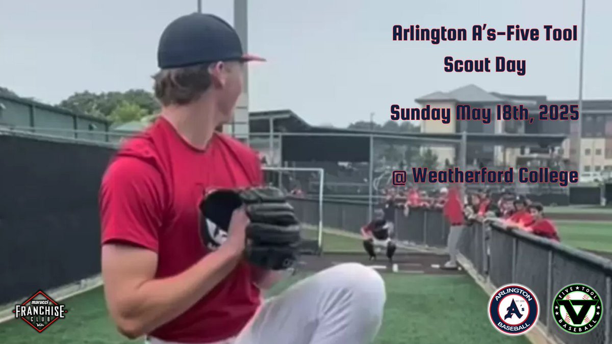 Arlington A's Baseball (@arlingtonas1988) on Twitter photo Awesome write up by <a href="/FiveTool/">Five Tool Baseball</a> from our Arlington A's Scout Day this last weekend!! Lots of talent showed out at Weatherford College on Sunday. Thank you for article <a href="/DustinLMcComas/">Dustin McComas</a>
fivetool.org/news/arlington… Awesome write up by <a href="/FiveTool/">Five Tool Baseball</a> from our Arlington A's Scout Day this last weekend!! Lots of talent showed out at Weatherford College on Sunday. Thank you for article <a href="/DustinLMcComas/">Dustin McComas</a>
fivetool.org/news/arlington…
