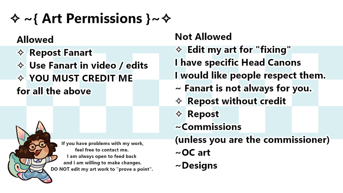 LiuPhrog's tweet image. 🐸🪷⊹˚₊ { LiuPhrog Information } ₊˚⊹🪷🐸
You can call me Liu or Phroggy
Below you can find information about my art permissions, commission status, and intrests.
Commissions Document : docs.google.com/document/d/1_e…
Straw Page: liuphroggy.straw.page
OC Alt @LiuPhroggy