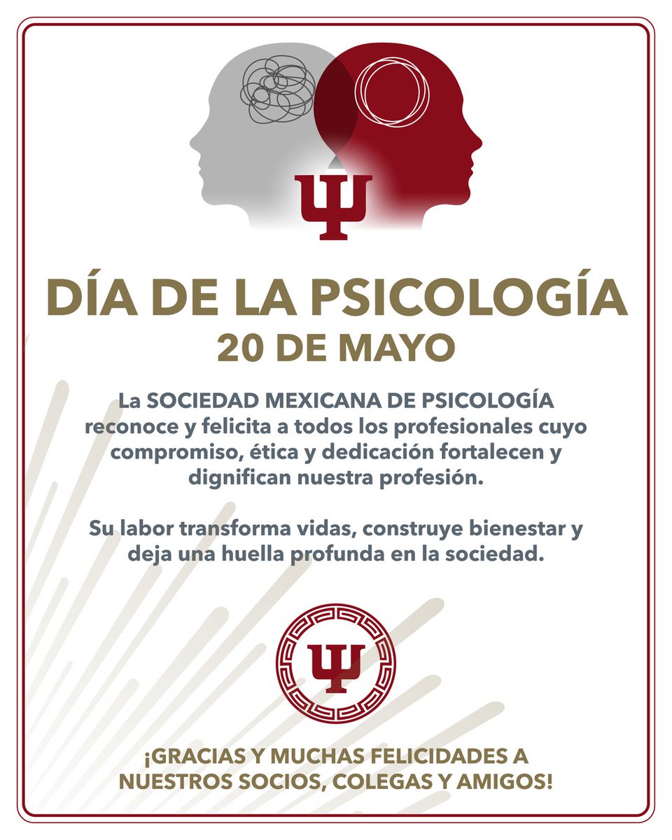 #Psicología #Psicólogo #20deMayo #profesionales #México #SMP