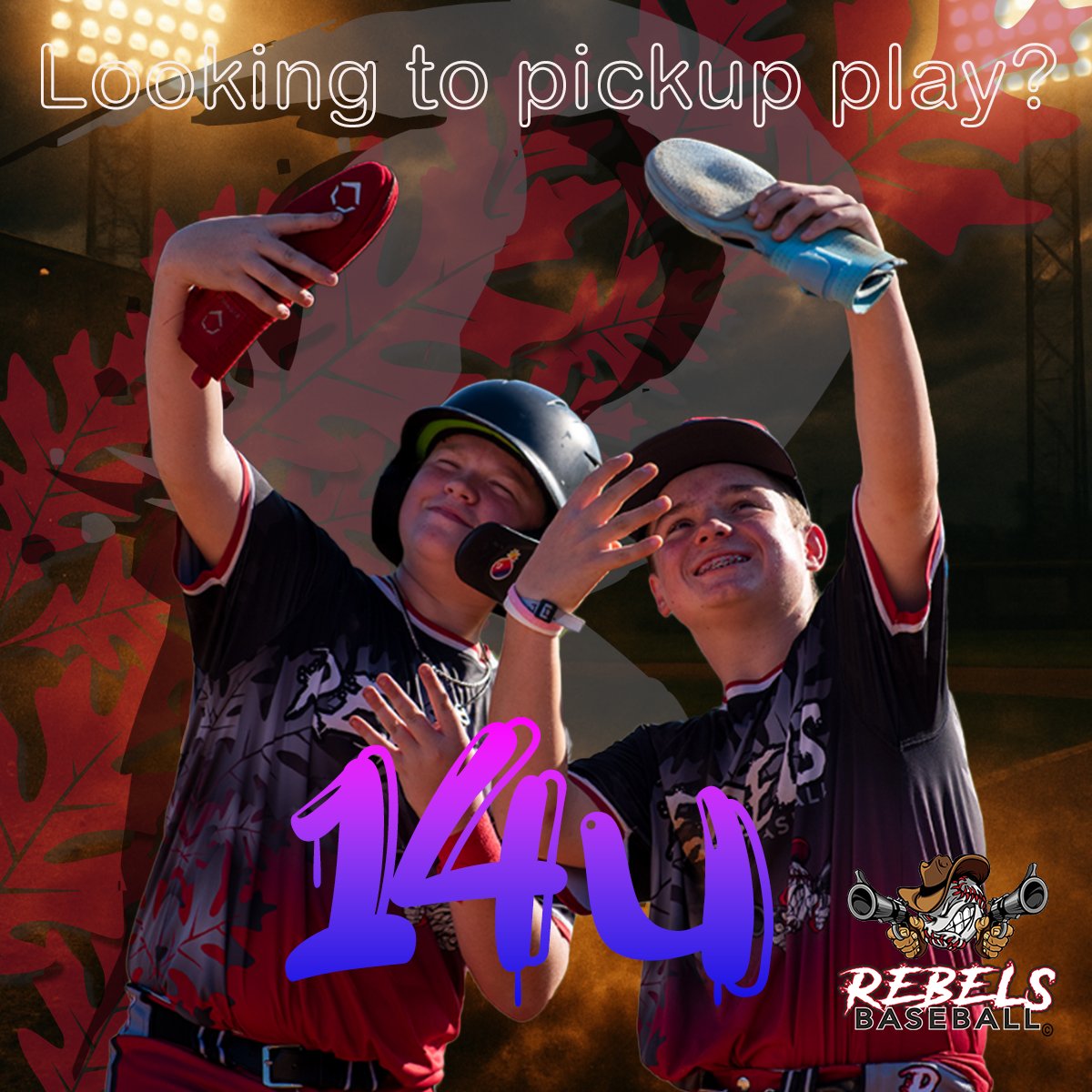 Rebels Baseball Club (@rebelsbbsb) on Twitter photo <a href="/RebelsBBSB/">Rebels Baseball Club</a> is looking for pickup players this weekend.
<a href="/FiveToolTexas/">✭Five Tool Texas✭</a> in Waxahachie. 14U Text Coach Skylar for information. (214)243-0926
Fee Applies
#TravelBall #14U #Baseball #Tournament #Texas <a href="/RebelsBBSB/">Rebels Baseball Club</a> is looking for pickup players this weekend.
<a href="/FiveToolTexas/">✭Five Tool Texas✭</a> in Waxahachie. 14U Text Coach Skylar for information. (214)243-0926
Fee Applies
#TravelBall #14U #Baseball #Tournament #Texas