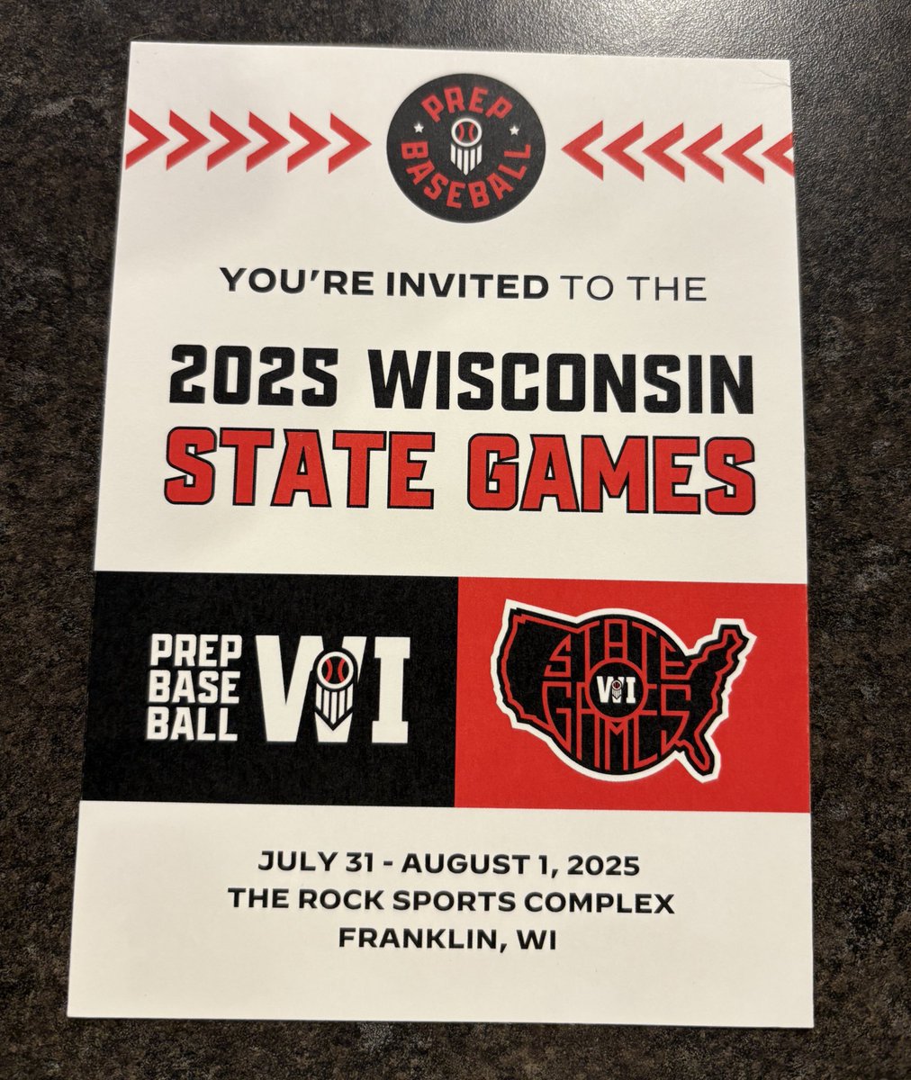 Brady Helms (@bradyhelms1) on Twitter photo Thank you <a href="/PrepBaseballWI/">Prep Baseball Wisconsin</a> for the invite. Looking forward to participating in the 2025 Wisconsin State Games!
<a href="/GRBRays/">GRB RAYS BASEBALL</a>
<a href="/HUHS_Baseball/">Hartford Baseball</a> Thank you <a href="/PrepBaseballWI/">Prep Baseball Wisconsin</a> for the invite. Looking forward to participating in the 2025 Wisconsin State Games!
<a href="/GRBRays/">GRB RAYS BASEBALL</a>
<a href="/HUHS_Baseball/">Hartford Baseball</a>