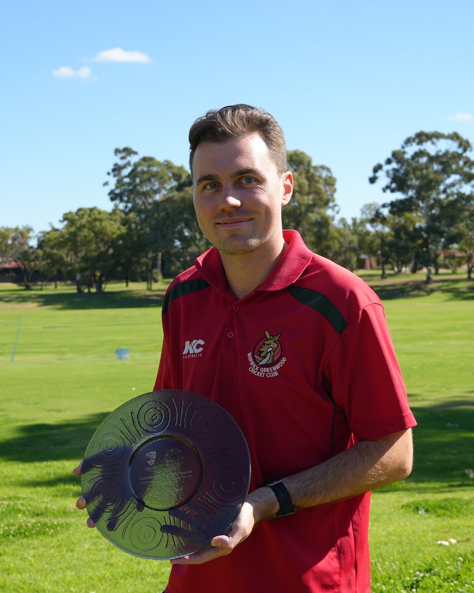 As National Volunteer Week rolls on, we are celebrating our Natonal Award Winners 

Warwick Greenwood Cricket Club took home the award for the Media and Technology Inititive of the Year 💻

Congratulations to Warwick Greenwood Cricket Club!

#NVW2025