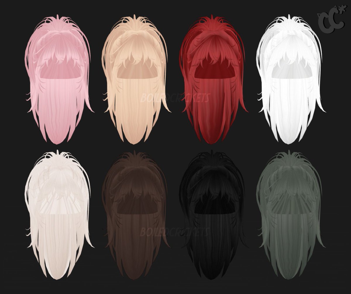 ♡ Cute grunge hair I madee!!  ♡

Multiple recolors!
⤷ Get them here: roblox.com/catalog?Keywor…  

#ROBLOX  #robloxugc  #RobloxDev #robloxart