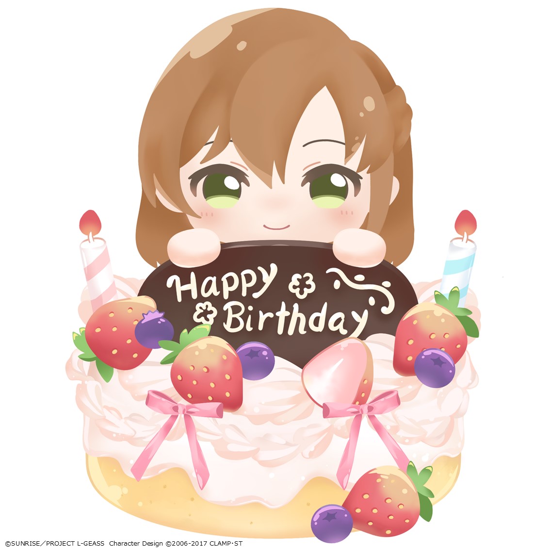 ／
🍰🎊🎉🍰🎊🎉
07.08
シャーリー
Happy Birthday！
🎉🎊🍰🎉🎊🍰
＼

#geassp #コードギアス #反逆のルルーシュ