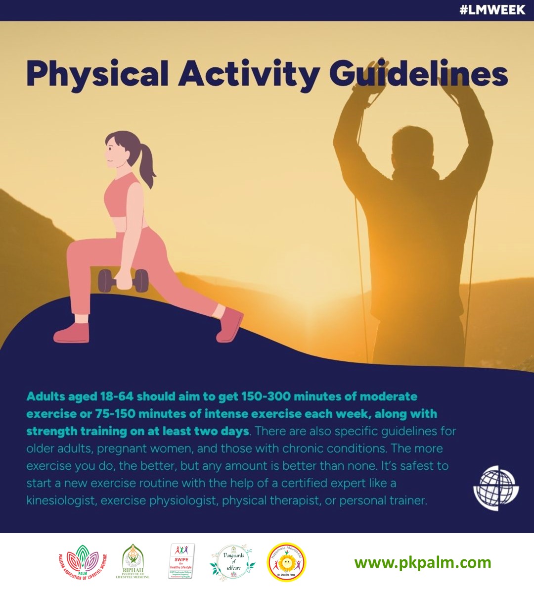 SocietyLm's tweet image. 𝗗𝗮𝘆 𝟯
𝗛𝗮𝗽𝗽𝘆 𝗣𝗵𝘆𝘀𝗶𝗰𝗮𝗹 𝗔𝗰𝘁𝗶𝘃𝗶𝘁𝘆 𝗗𝗮𝘆 𝗱𝘂𝗿𝗶𝗻𝗴 #𝗟𝗠𝗪𝗲𝗲𝗸𝟮𝟬𝟮𝟱!
Regular movement helps prevent, manage &amp;amp; even reverse many diseases. Any activity is better than none! Even if you exercise, avoid prolonged sitting—it's the new smoking.
#LMWeek