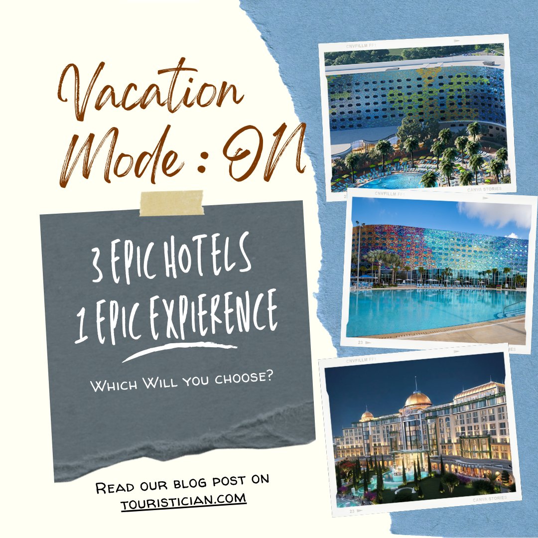 New hotels. Epic themes. Total immersion. Sleeping in style has never looked so good 🔥 Dive into our guide to Epic Universe’s most exciting new stays! 🛏️🌌 

touristician.com/2025/05/17/sta…

#EpicUniverse #NextLevelVacation #Universal #ThemeParkTips #VacationGoals